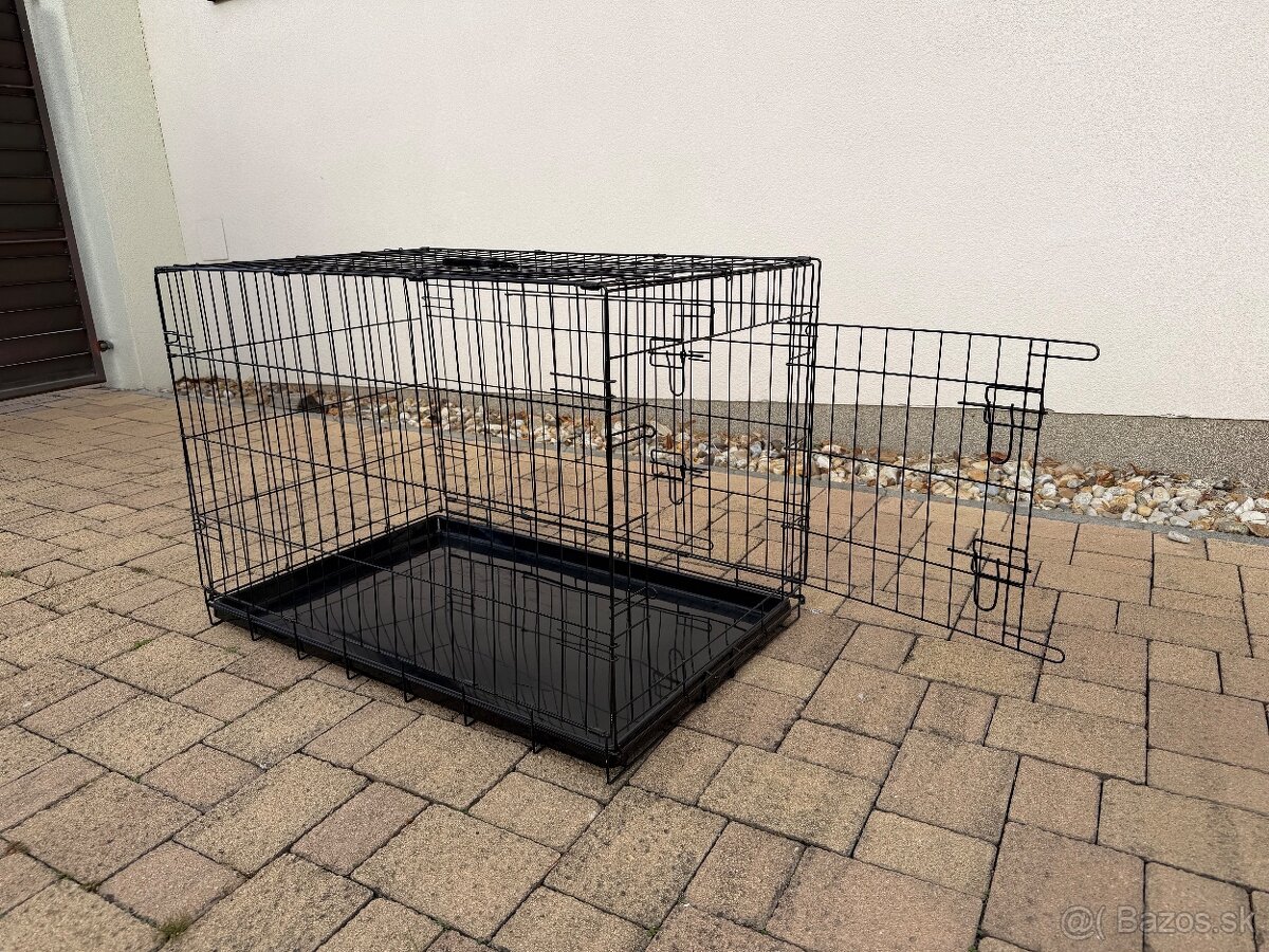 Klietka pre psa D 92 x H 58 x V 56, skladacia