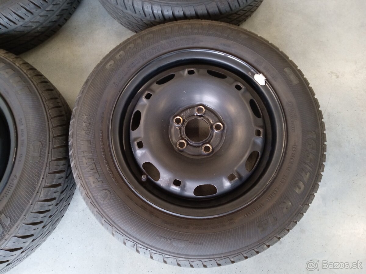 4ks letne kolesa 5x100 R14 5J ET35 FABIA POLO IBIZA