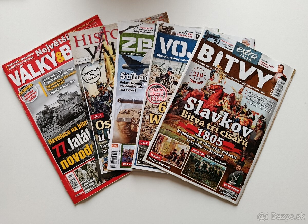 Časopisy Válka, 1. Svetová vojna, 2. Svetová vojna a iné