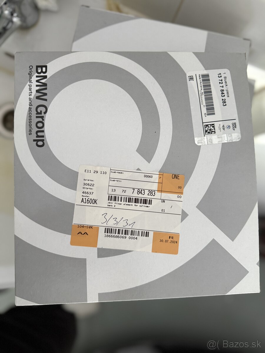 BMW F80/F82 M3/M4 org. vzduchový Filter