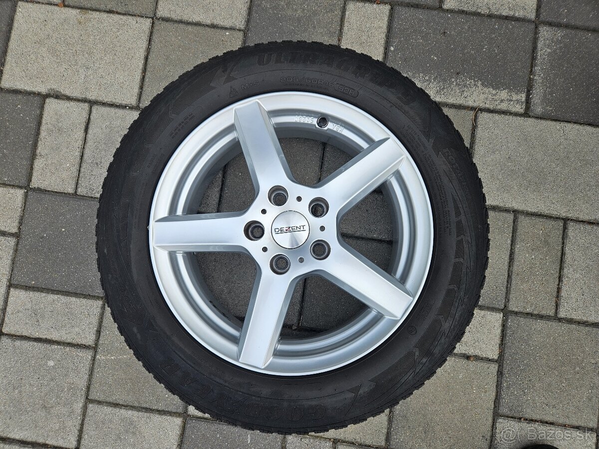 Kolesá Dezent 6.5J x 16 5x112 ET46 Silver 5