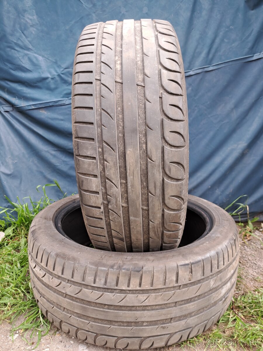 Ponúkam 2 letné pneumatiky Kormoran 225/45 R18