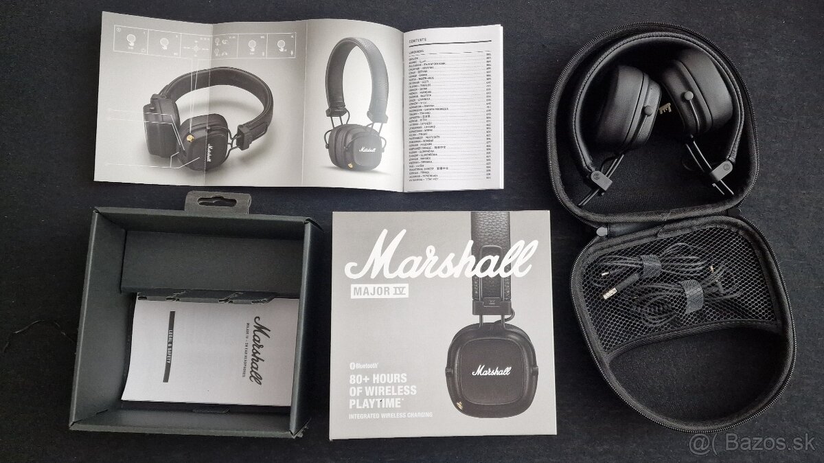 Predám Marshall Major IV – ako nové + puzdro