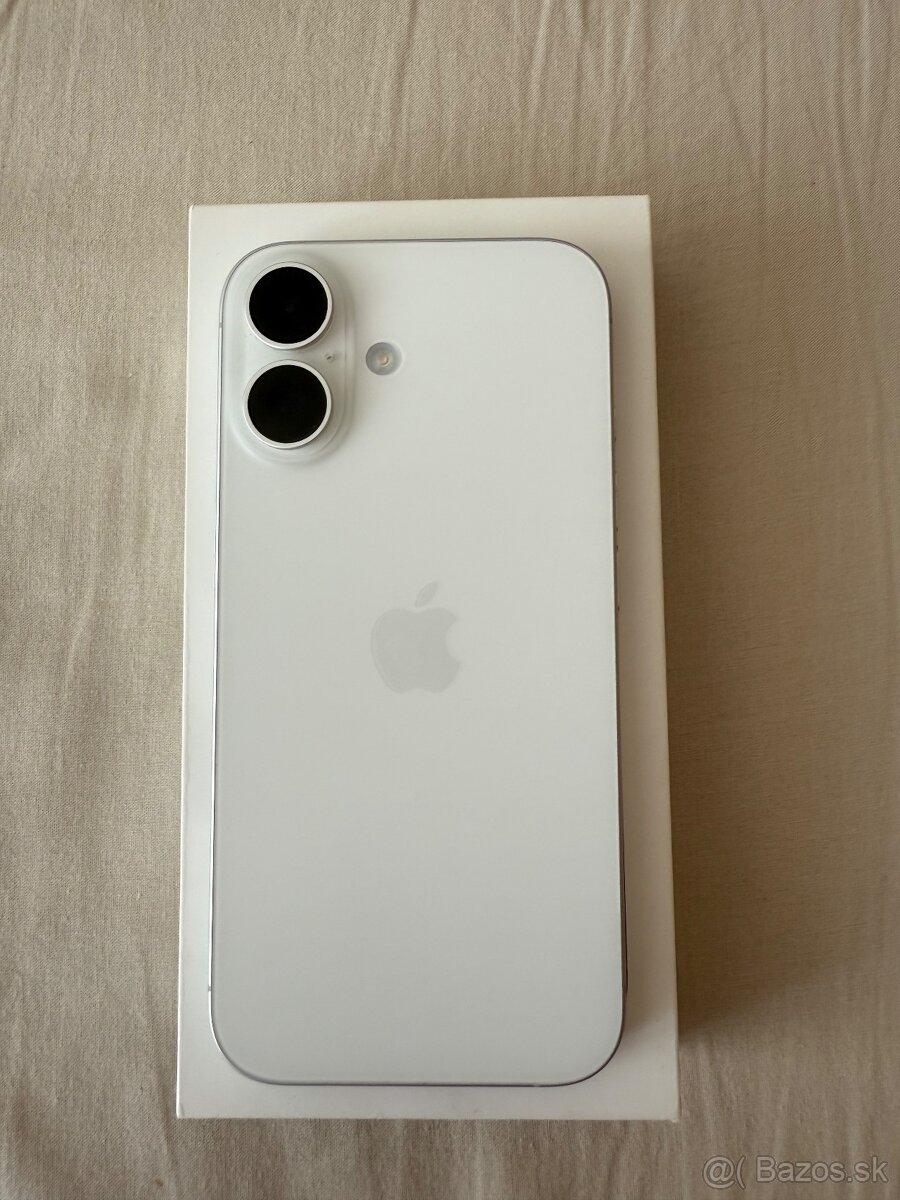 Iphone 16 128gb biela