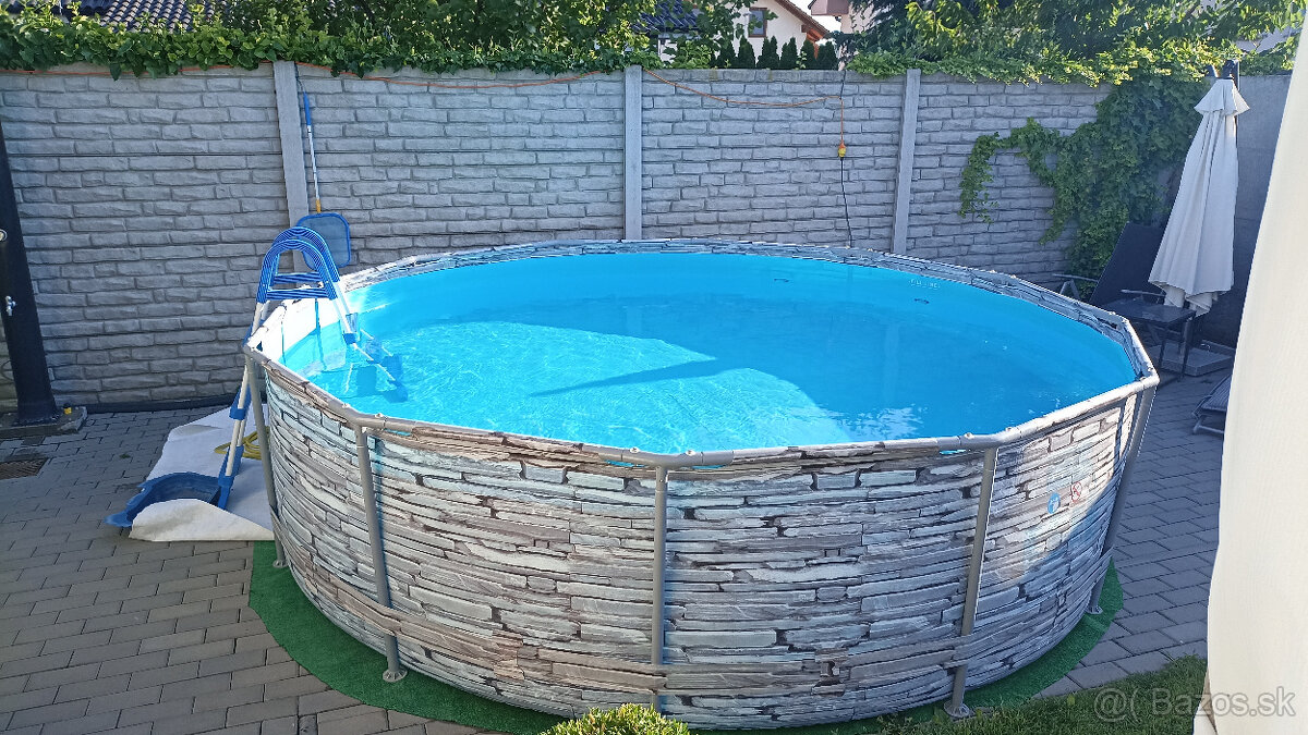 Predám nadzemný guľatý bazén 3,6m x 0,9m