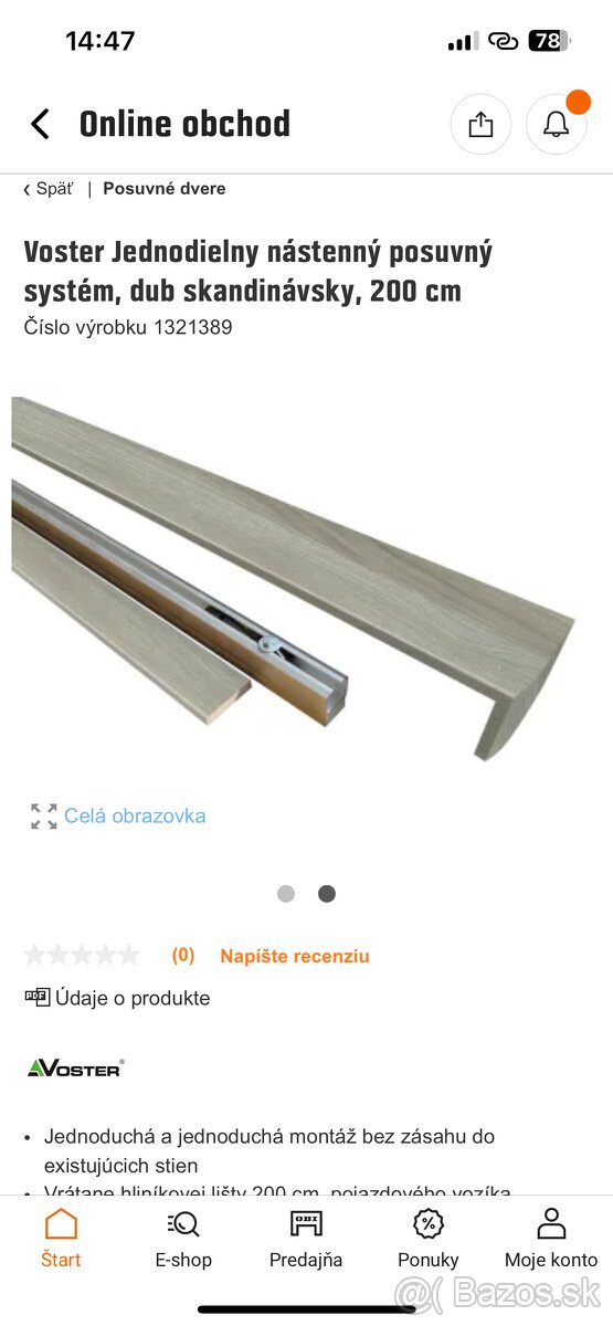 Systém posuvných dverí
