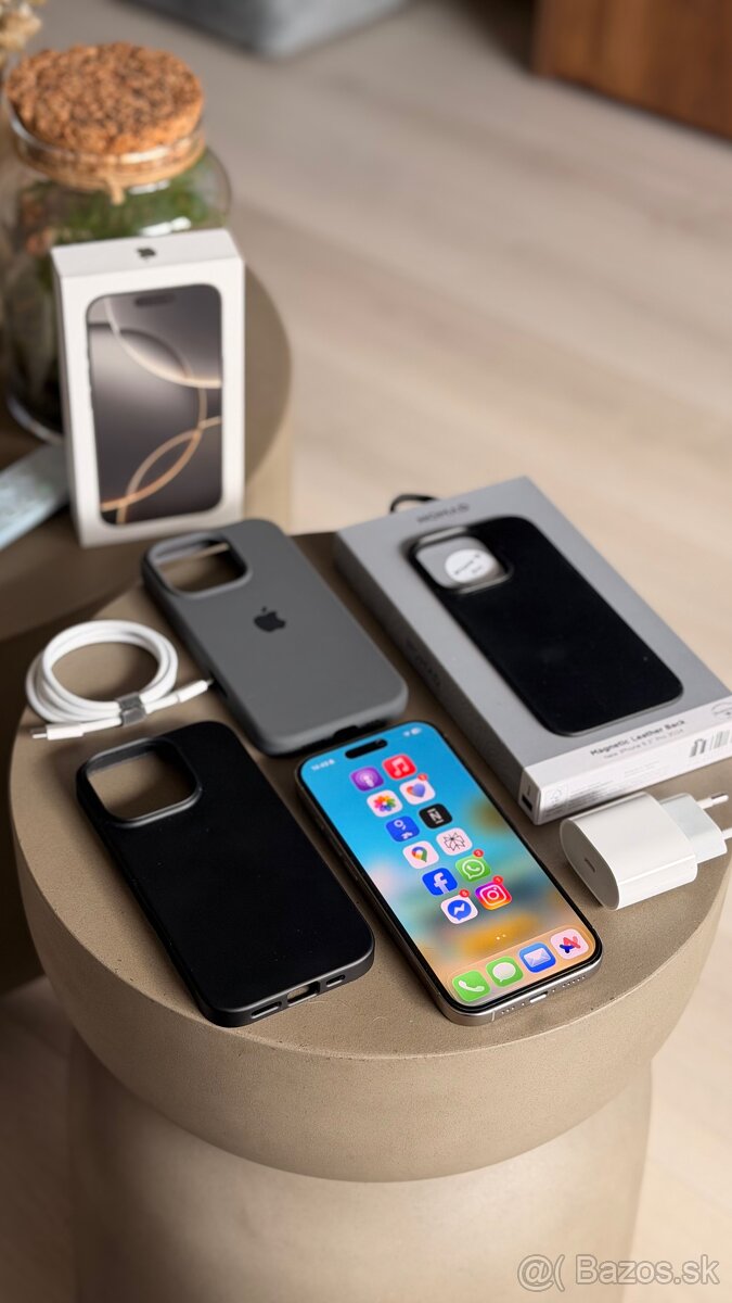 iPhone 16 Pro 128GB – top stav, záruka do 09/2026
