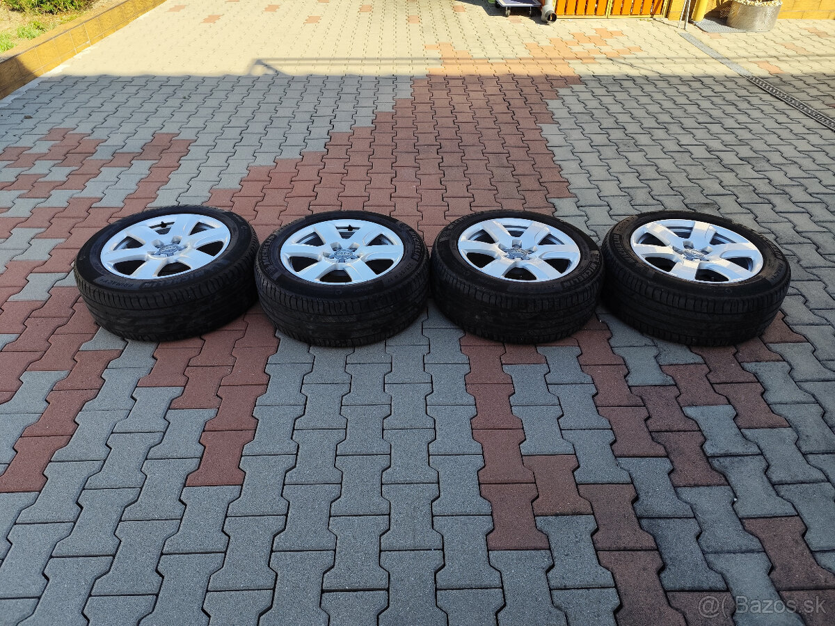 Disky Audi R17 + letné pneu Michelin Primacy 4 225/55 R17