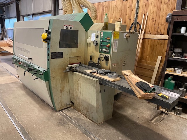 Čtyřstranná frézka + nástroje