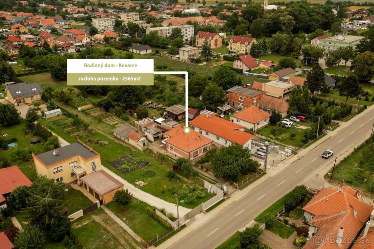 EXKLUZÍVNE na predaj rodinný dom v obci Kovarce, okres TO