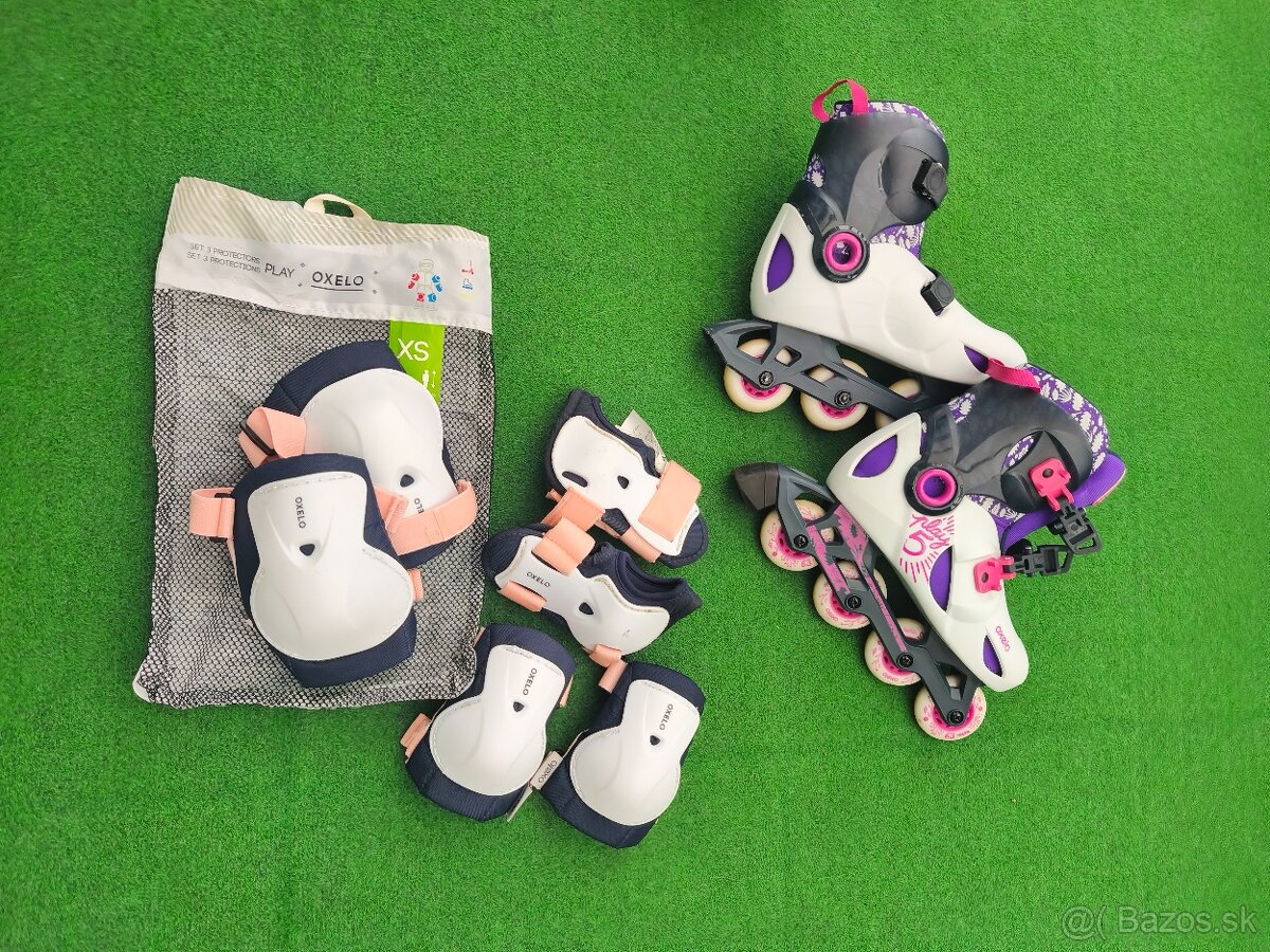 Dievcenske korcule Oxelo5 + sada chranicov