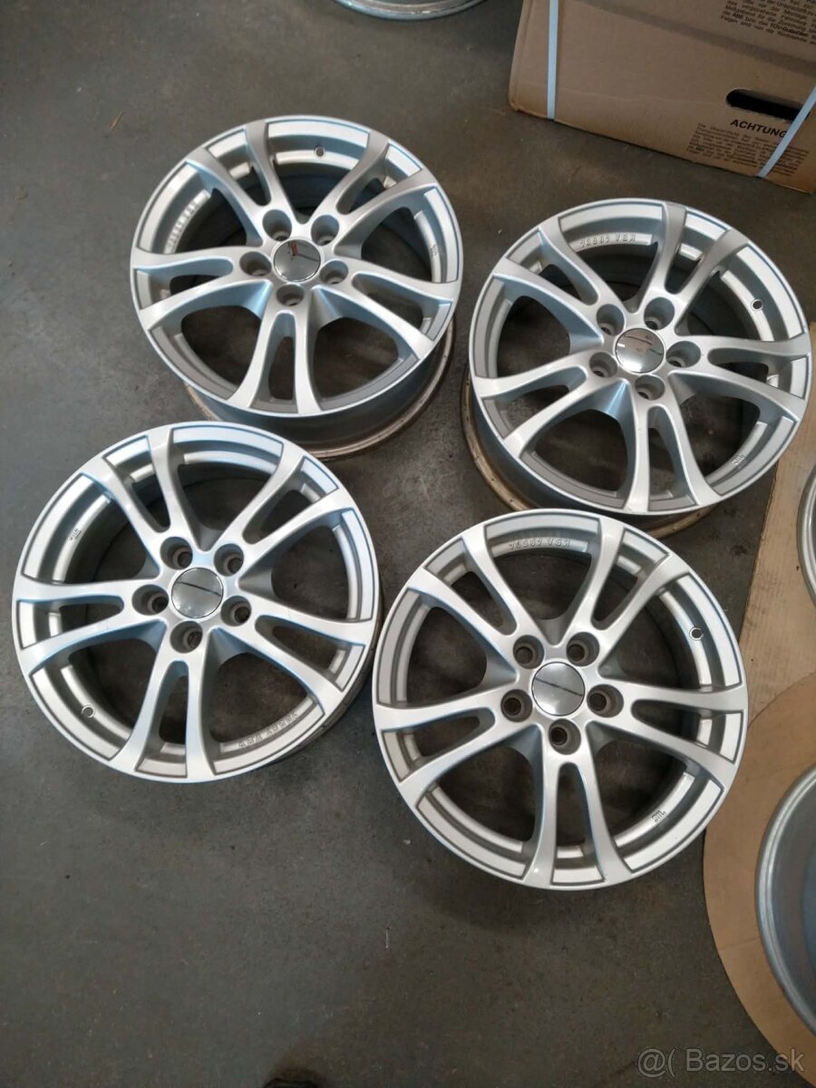 Alu 5 x 108 R 16 + pneumatiky..