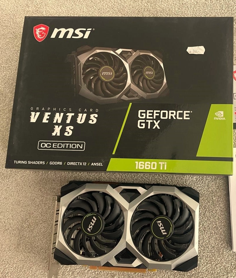 MSI Nvidia GeForce GTX 1660 Ti