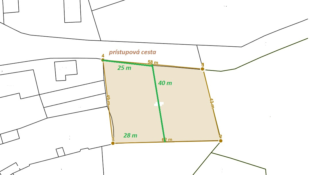 EXKLUZÍVNE Predaj pozemok na stavbu RD, cca 13 á, pekné pros