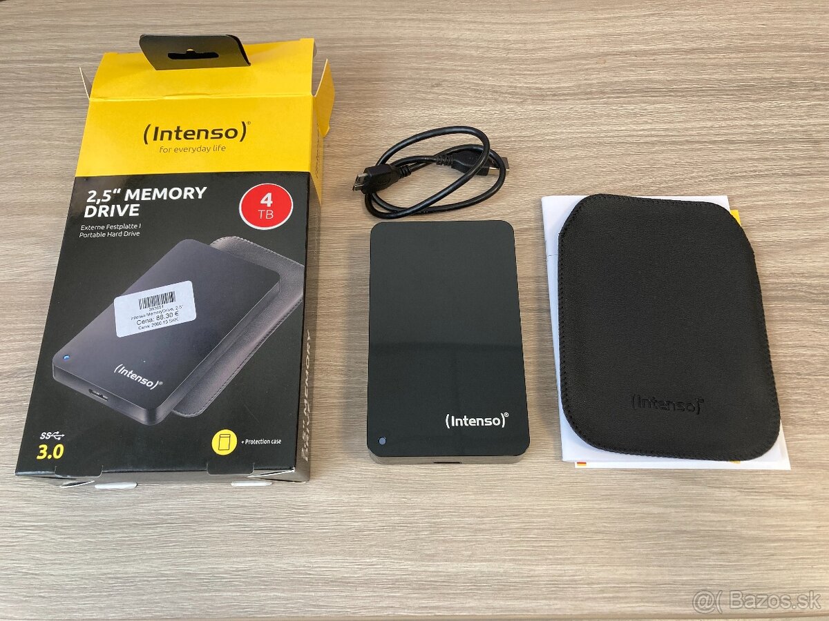 4TB Prenosny USB 3.0 2.5" harddisk