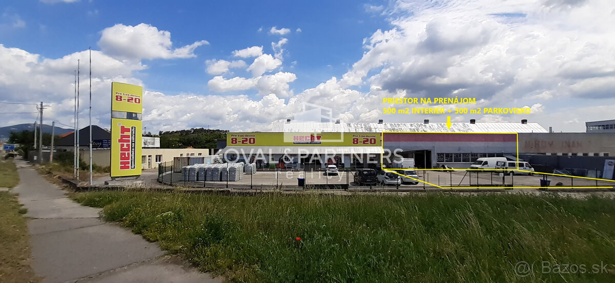 Priestory s parkovaním na prenájom - Nitra