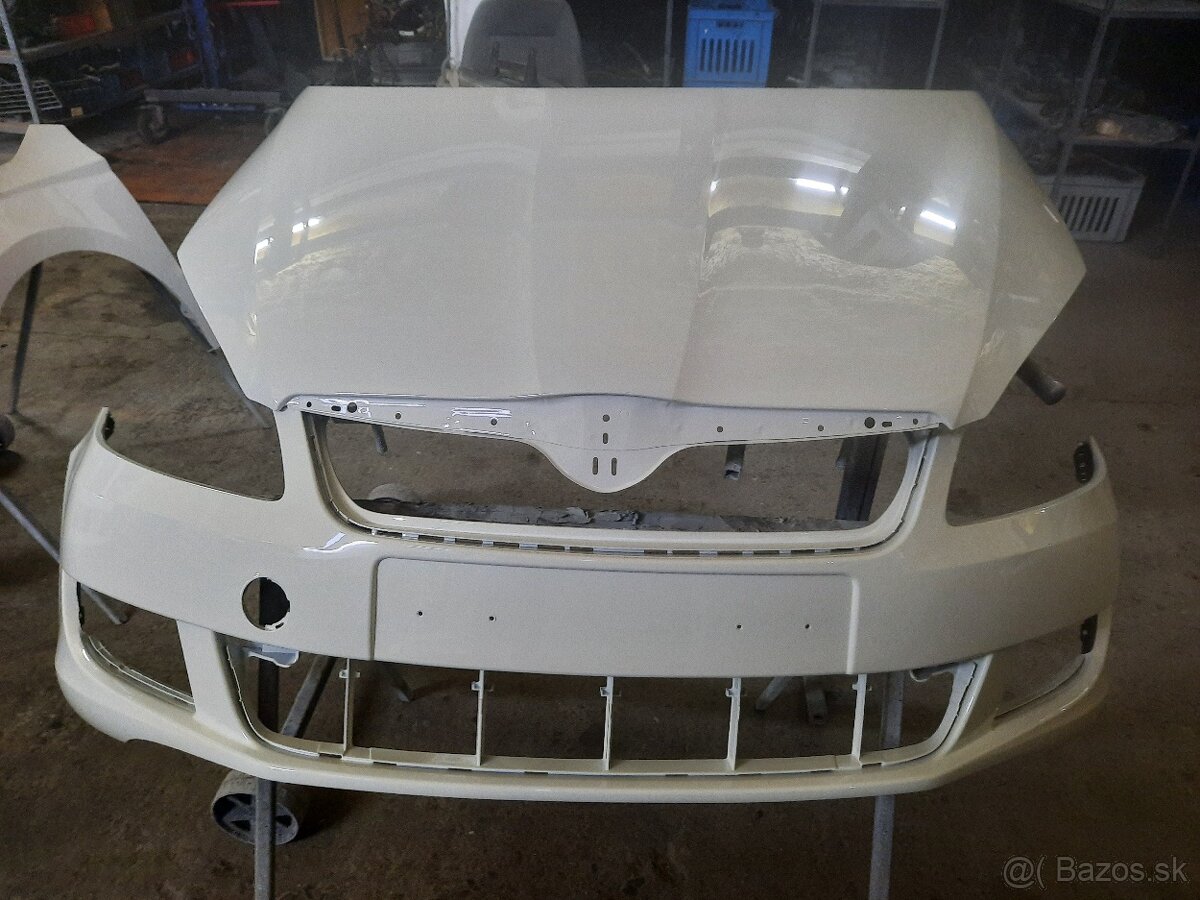 Skoda Fabia 3 karosrske diely vo farbe auta kapota,naraznik,