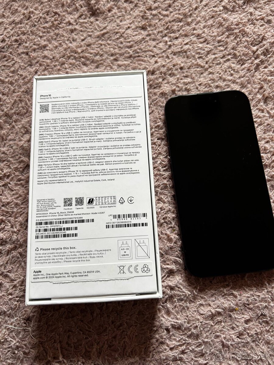 iPhone 16 256gb