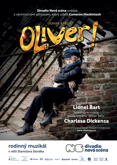 Muzikál Oliver - 3 lístky