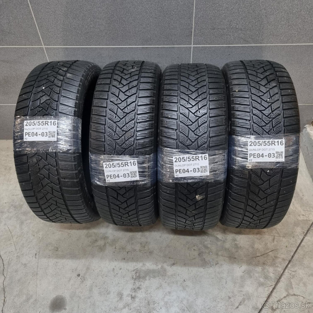 Zimné pneumatiky 205/55 R16 DUNLOP DOT2715