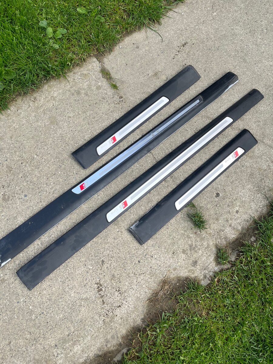 Sline prahové lišty Audi a6 c6