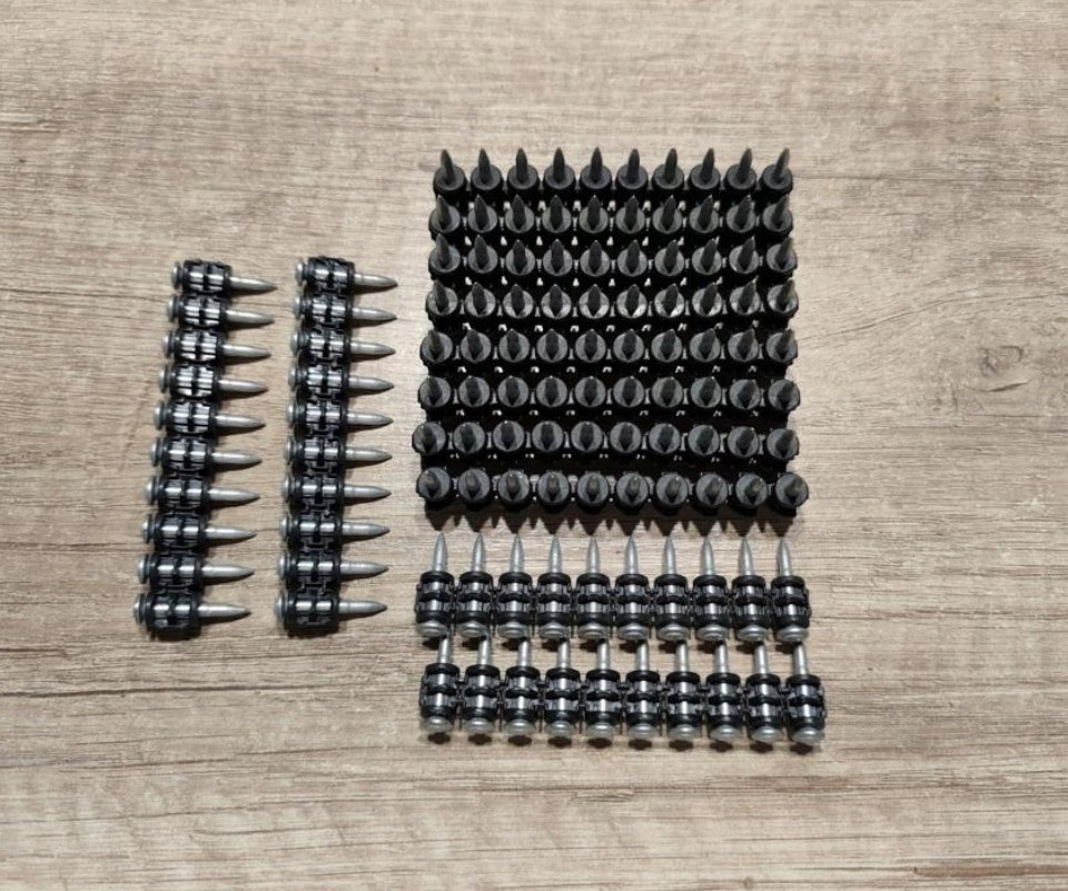 Hilti BX3 klince do betónu a ocele