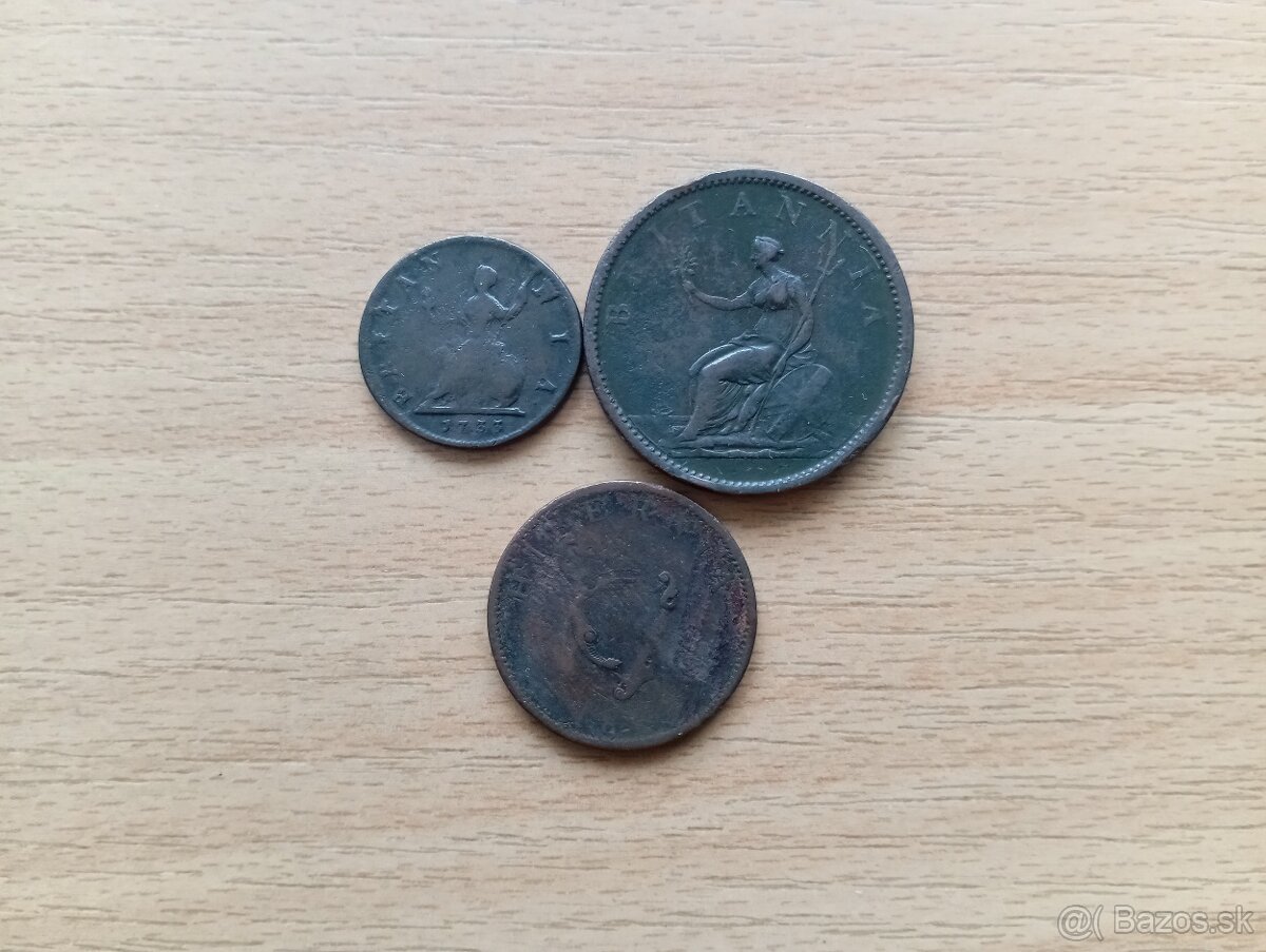 Britské staré mince 3