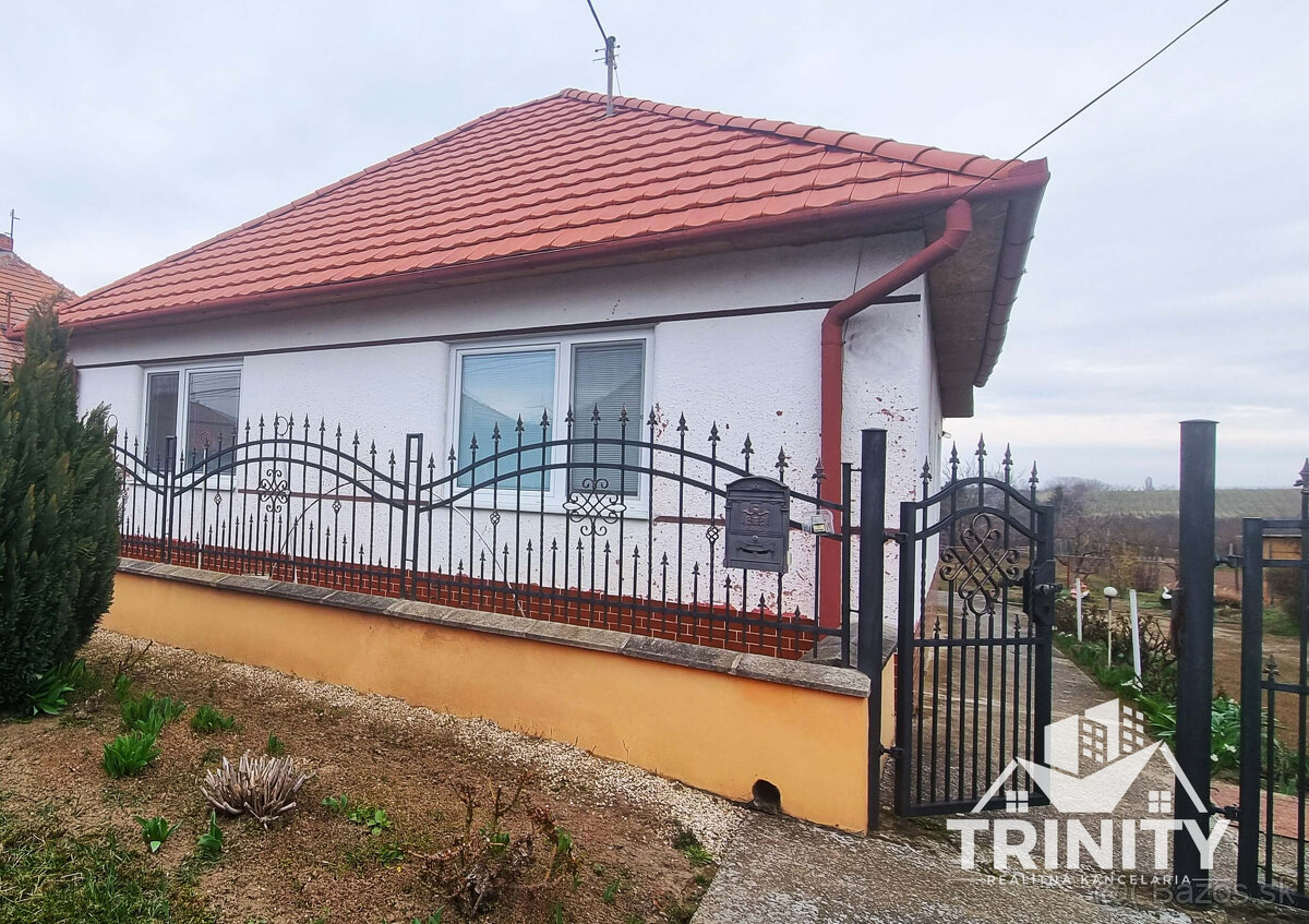 Na predaj 4-izbový rodinný dom v obci Gbelce