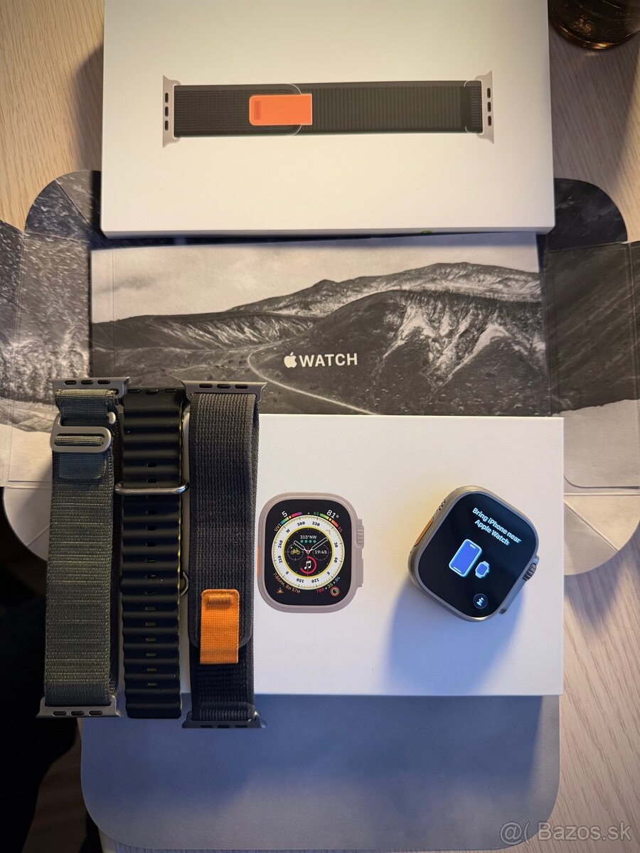 Predám Apple watch Ultra 1 49mm, 90%BAT, TOP STAV