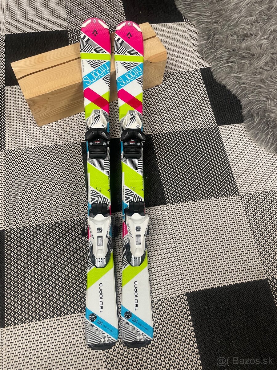 Junior dievčenské lyze tecno Pro sweety dĺžka 120cm