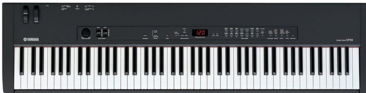 Yamaha CP33 – digitálne stage piano (88 kláves, vážená klavi