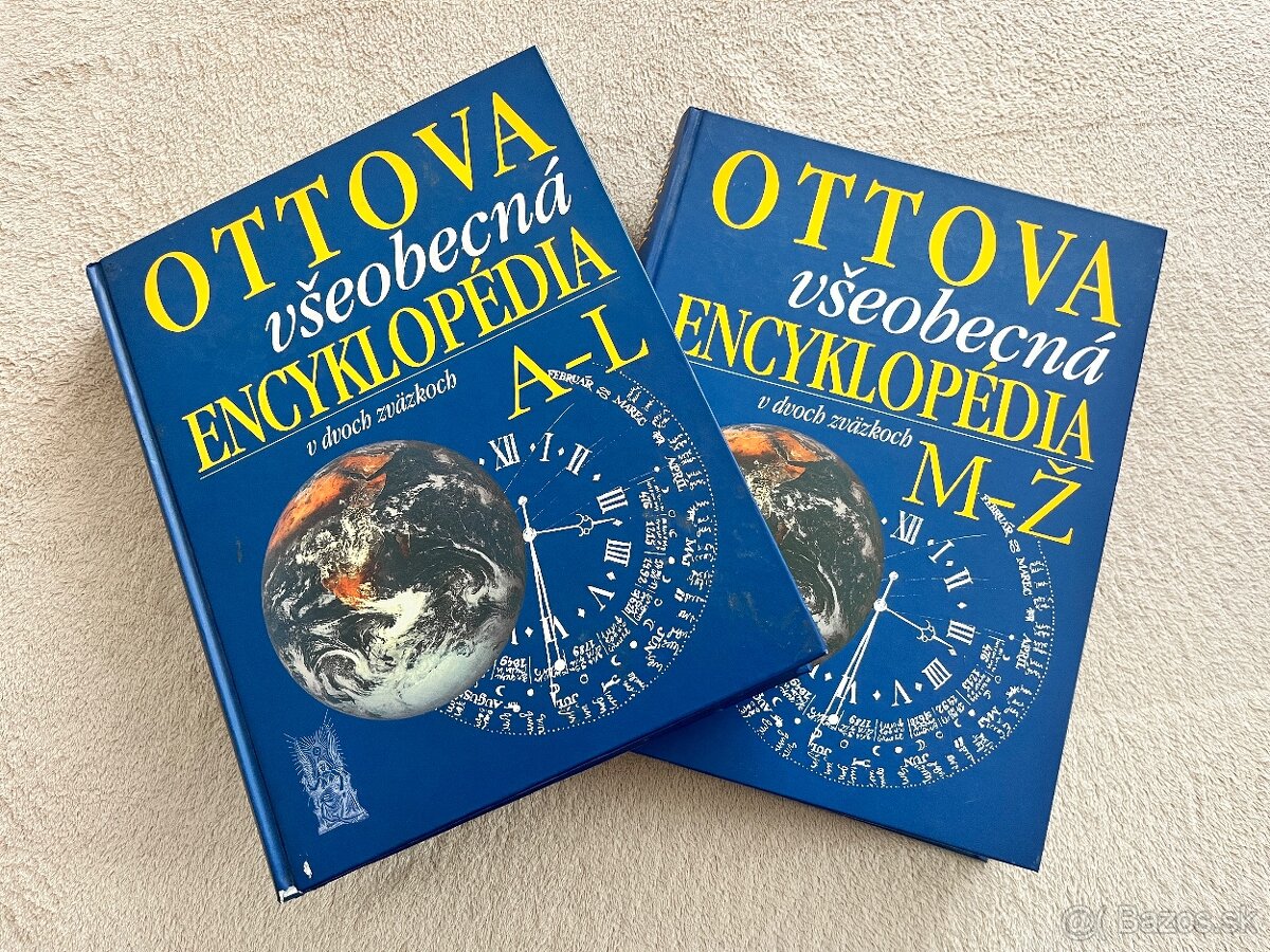 Ottova všeobecná encyklopédia A-L a M-Ž