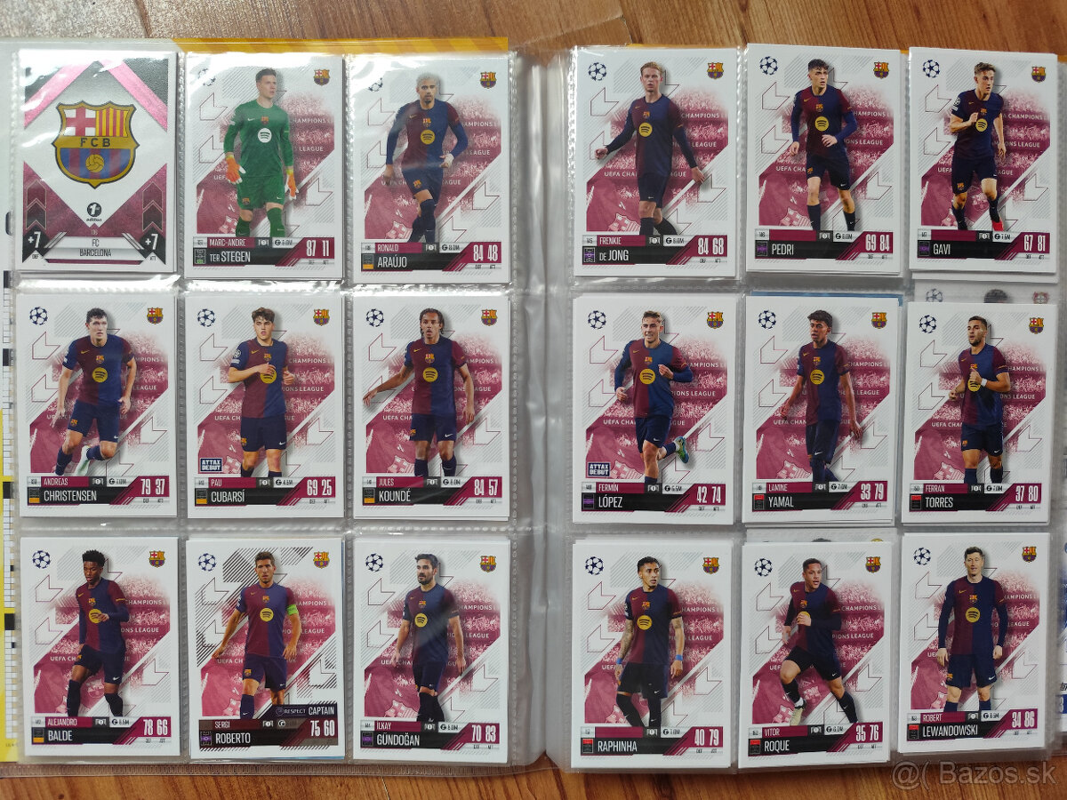 Futbalové kartičky - Match Attax 2024/25
