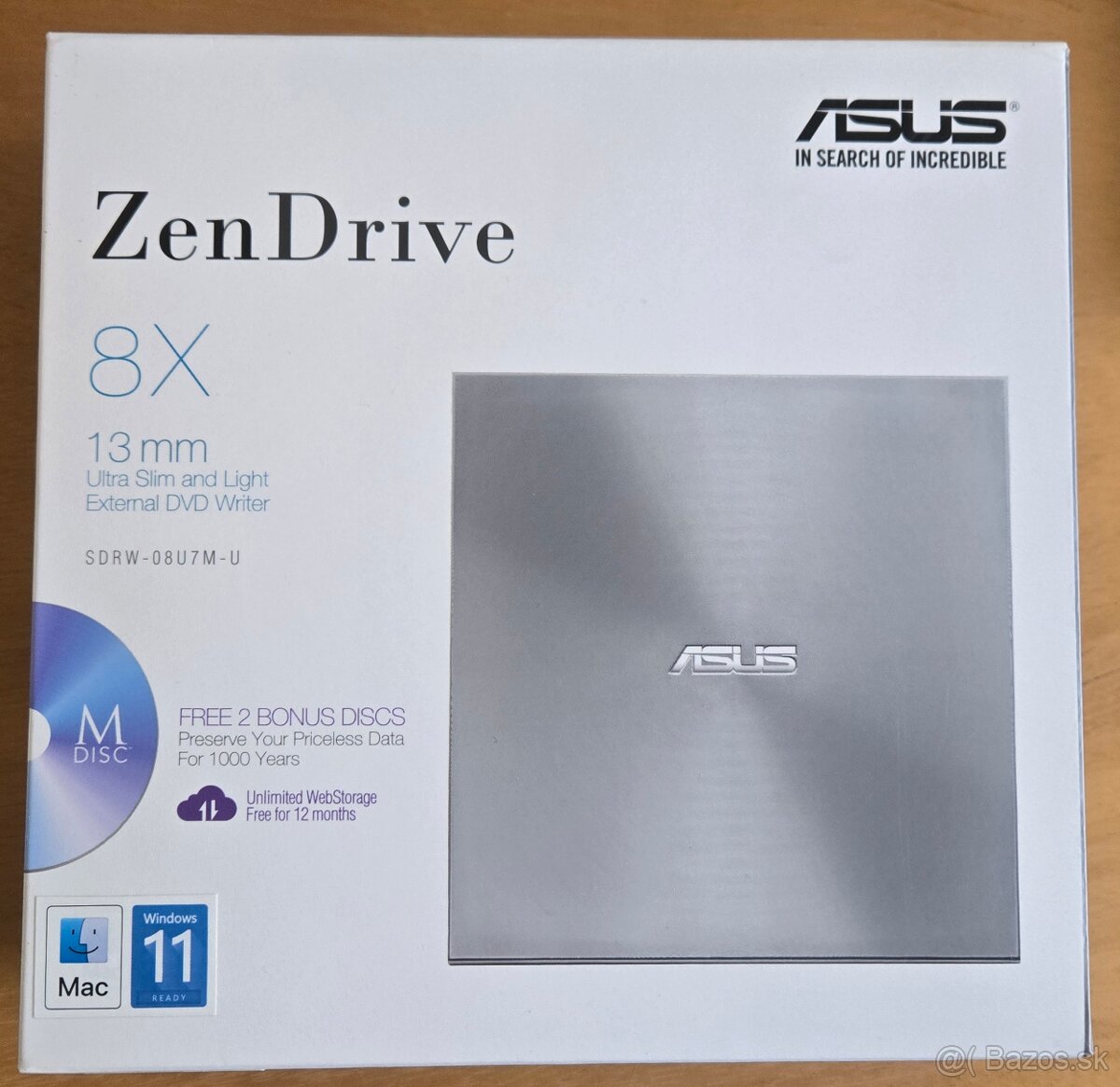 Asus Zendrive externa napalovacka