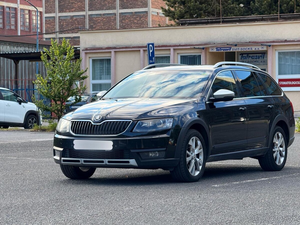 Škoda Octavia III Scout 2.0 TDI 135 kW 4x4 – TOP STAV, panor