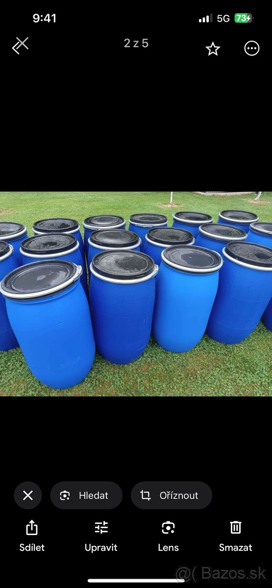 Plastové sudy 120L 20euro