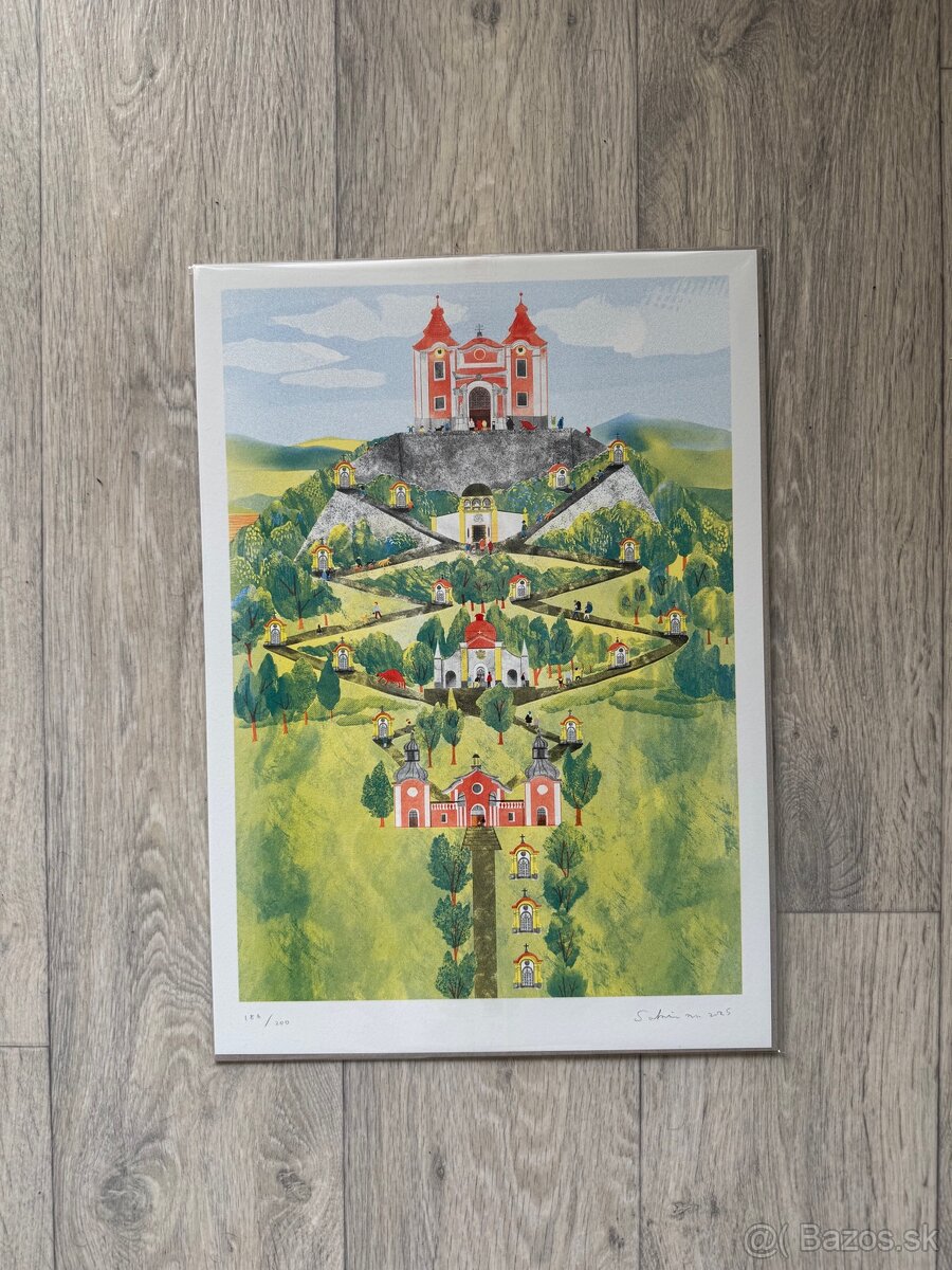 Predám grafiku Čierne diery od Saki Matsumoto - Kalvária