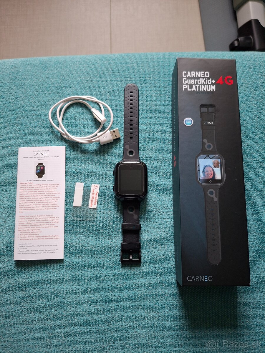 Inteligentne hodinky Carneo GuardKid+ 4G Platinum