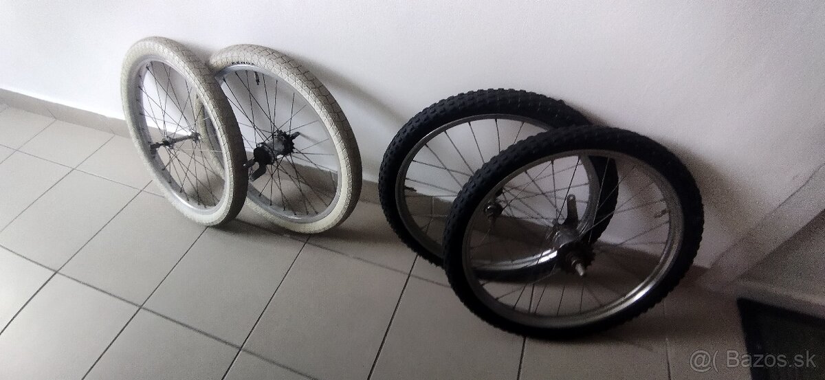 Predám kolesá 20",24",26",28" rôzne druhy s kontrolu, na