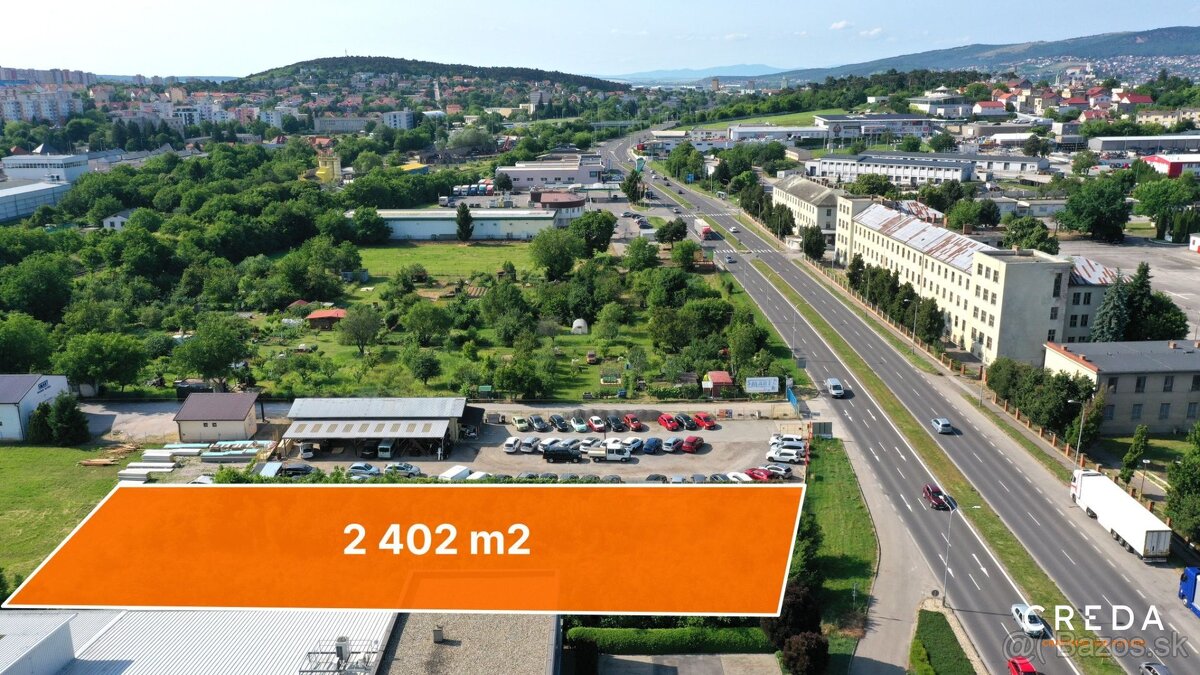 CREDA | predaj pozemok na hlavnom ťahu, Nitra, Novozámocká u