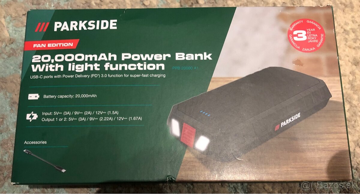 Power banka 20 000mAh