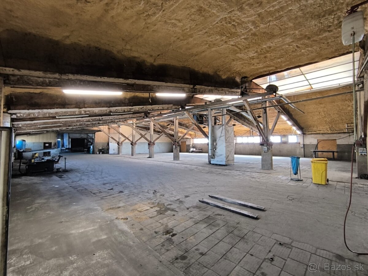 Sklad , výroba, hala na prenájom 1200m2