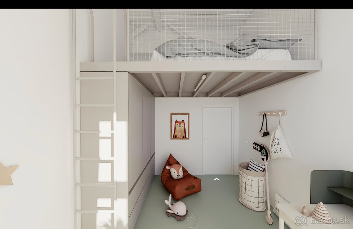 Strešný 4-izbový byt s veľkou terasou