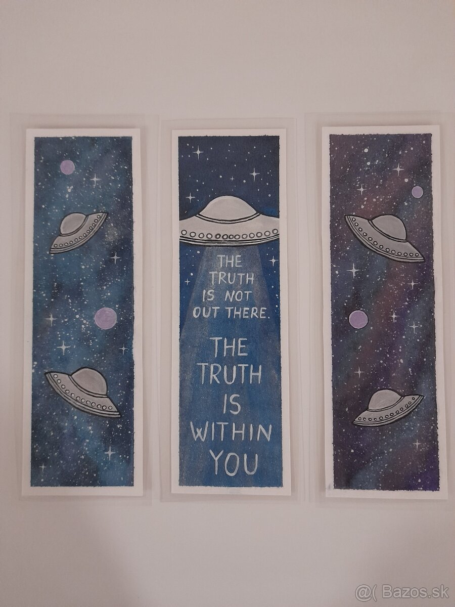Zalozky do knih vesmir, UFO