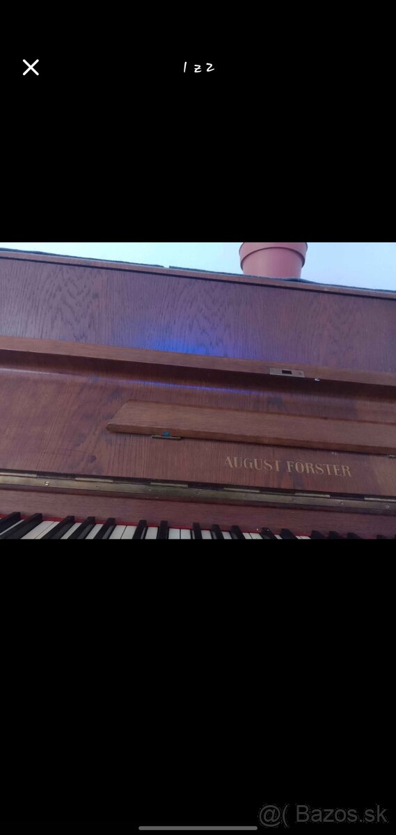 Piano AUGUST FÖRESTER