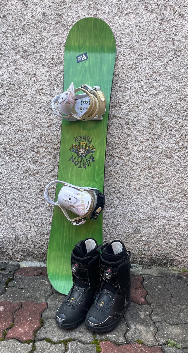 Snowboard Burton Punch + viazanie Burton + BOA topánky
