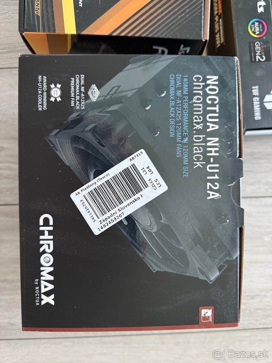 CPU chladič –Noctua NH-U12A chromax.black Záruka 24 mesiacov