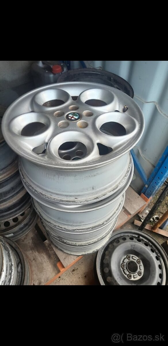 DISKY 5x98 ORIGINÁL ALFA ROMEO SPIDER R16 2SADY AJ R18