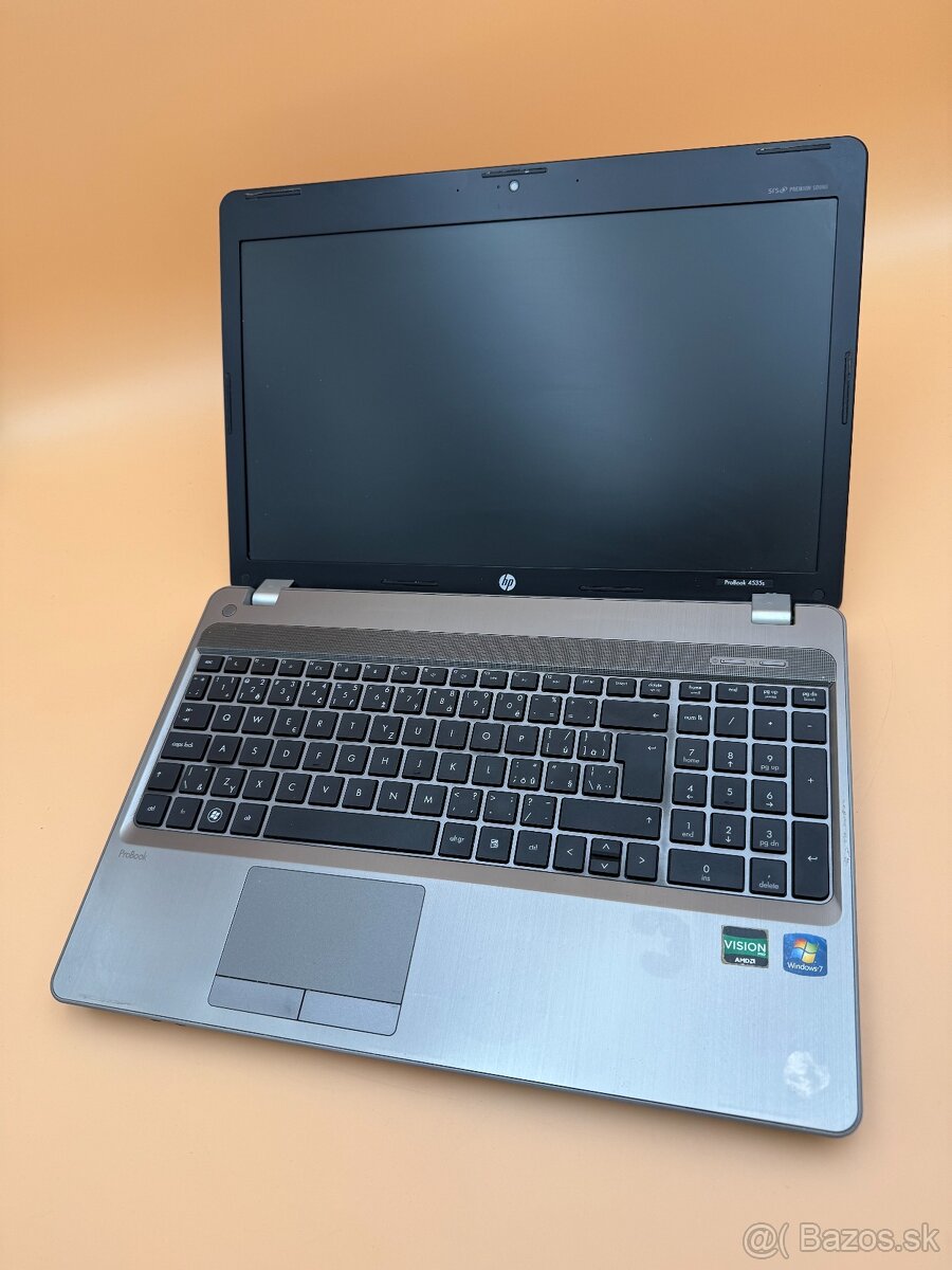 HP 4535s bez batérie, ako stolový PC, Win7, HDD 320GB