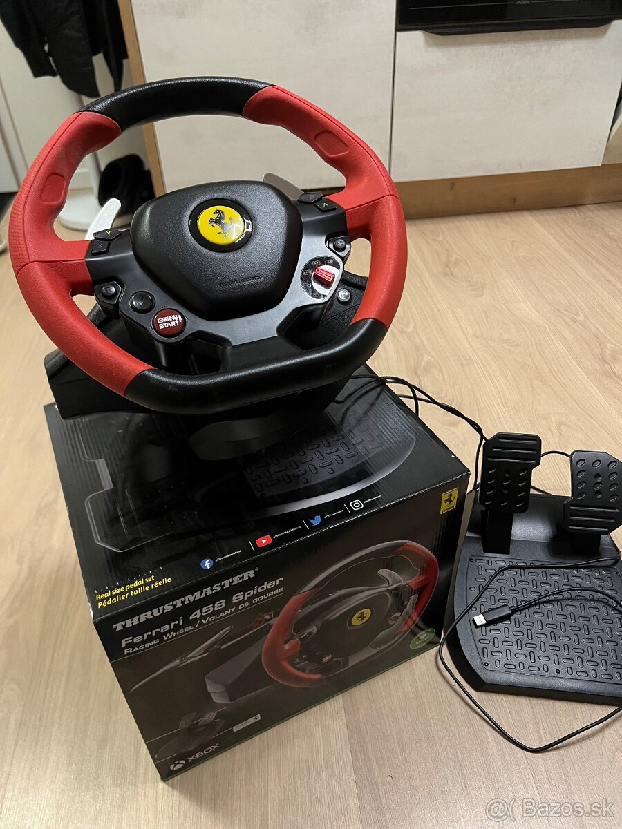 Herný volant Ferrari 458 spider